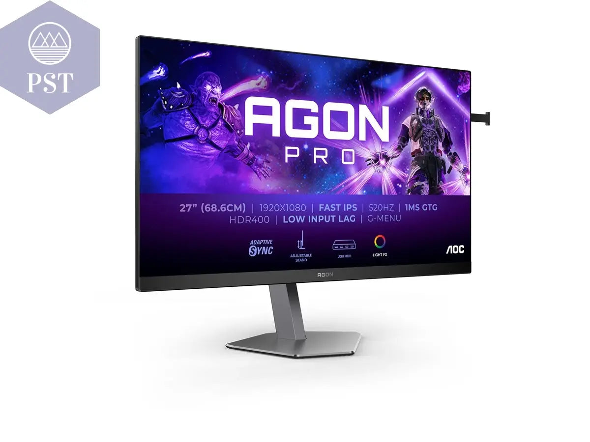 AOC AG276FK 68,58cm 27Zoll Gaming Monitor 520Hz 1920x1080 1ms 2xHDMI DP UAB BlackGrey PST PS Tradings Display Monitor PST PS Tradings PST PS Tradings