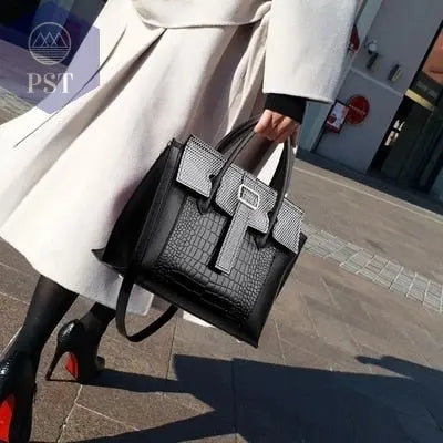 Black Casual Shoulder Bag for Women PST PS Tradings