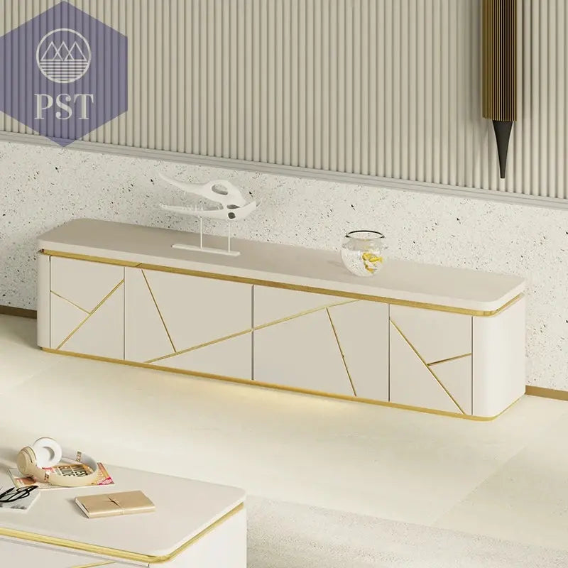 Elegantes Holz TV-Ständer & Couchtisch Set PST PS Tradings PST PS Tradings 2000-400-460cm PST PS Tradings