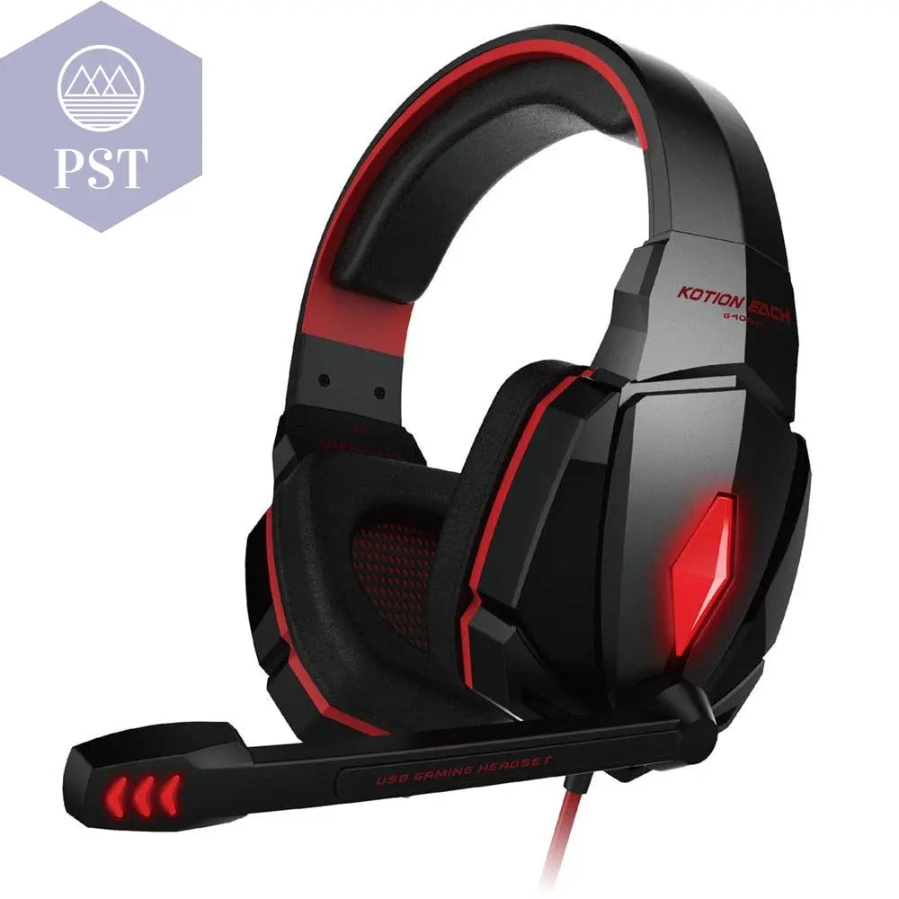 Futuristic Style LED Gaming Headphones Light Best Headphone Gaming PST PS Tradings
