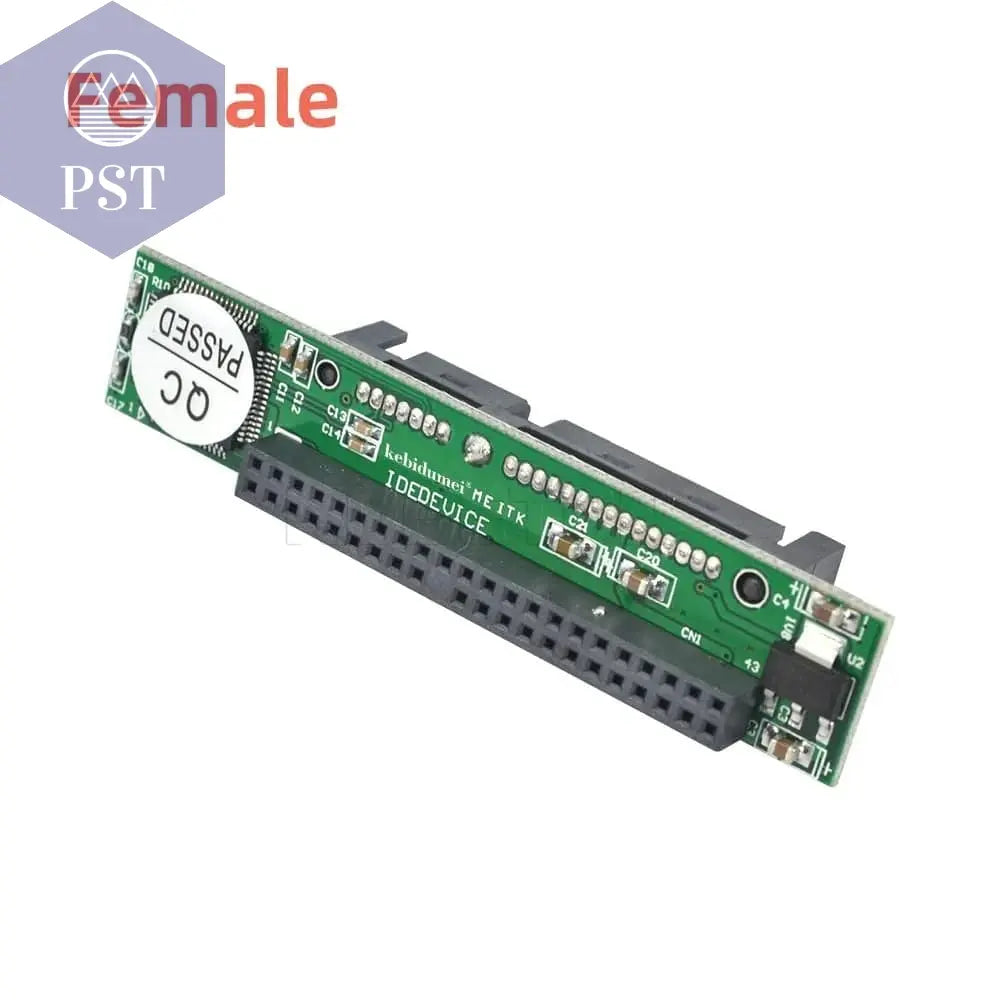 Kebidu Sata to IDE 2.5 Sata Female to 2.5 inch IDE Male 44 pin port 1.5Gbs Support ATA 133 100 HDD CD DVD Adapter PST PS Tradings