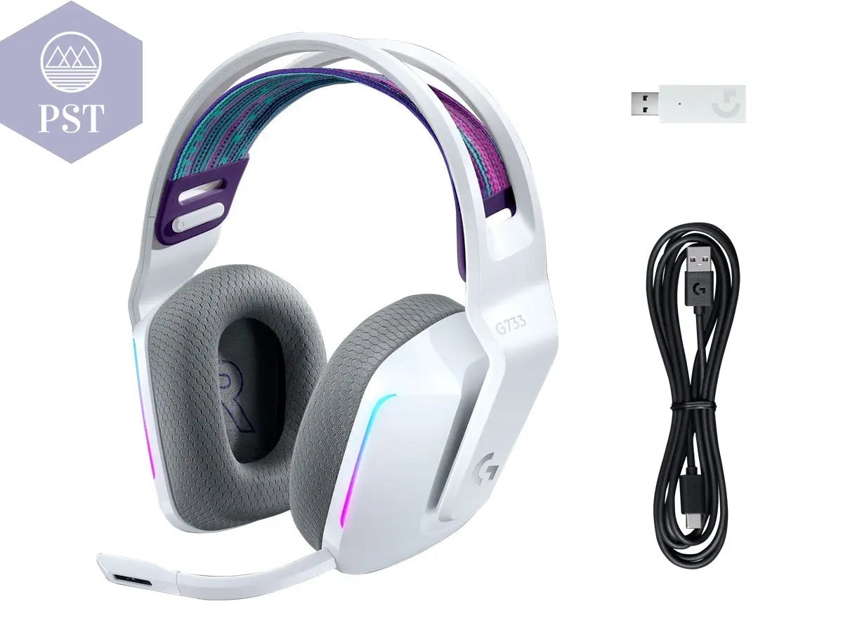 LOGITECH G G733 LIGHTSPEED Wireless RGB Gaming Headset Headset full size 2.4 GHz wireless PST PS Tradings Kopfhörer PST PS Tradings PST PS Tradings