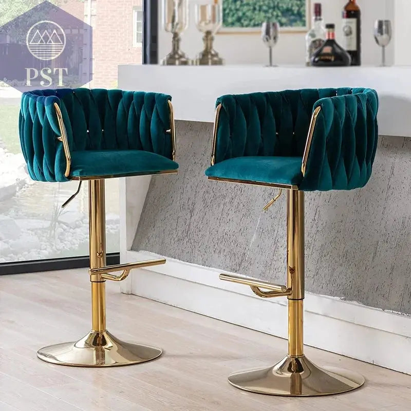 Moderner Luxus höhenverstellbar drehend Hotel Cafe Barhocker Hochstuhl personalisierbar SAMT Metall PST PS Tradings