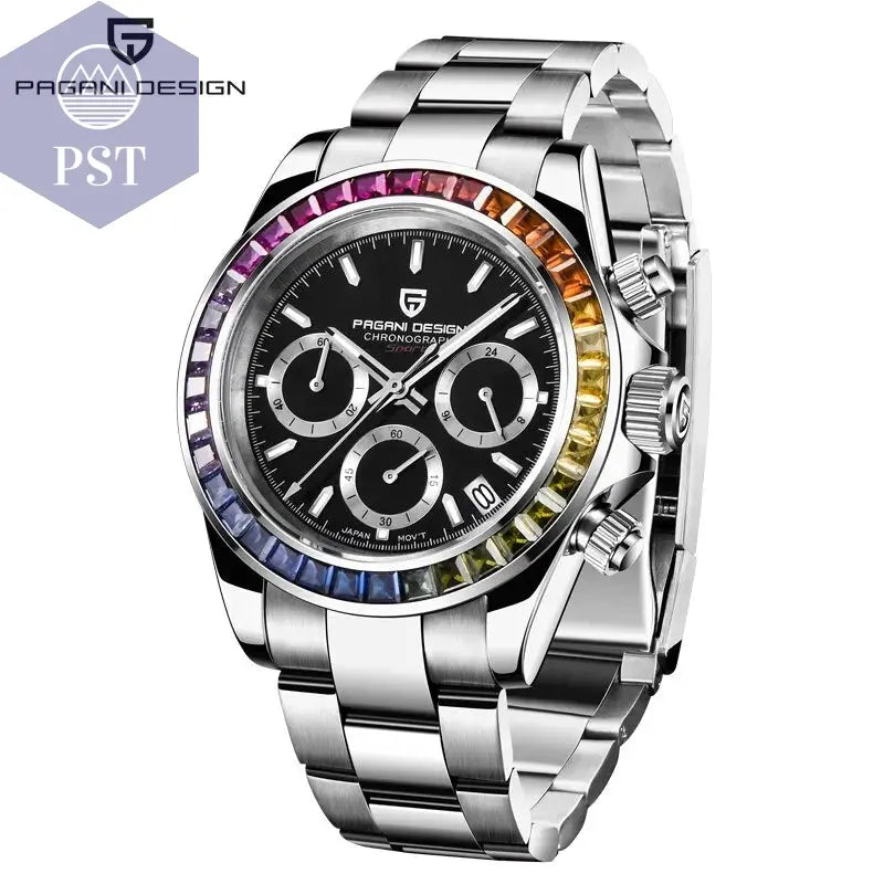 PAGANI DESIGN Luxuriöse Herrenuhr Armbanduhr PST PS Tradings PST PS Tradings black PST PS Tradings PAGANI DESIGN Luxuriöse Herrenuhr Armbanduhr