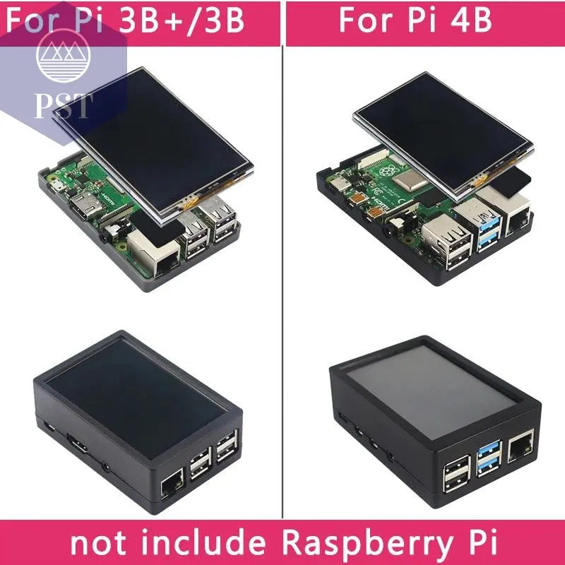 Raspberry Pi 3.5 Touch Screen 480*320 LCD TFT Display Optional ABS Metal Case Cooling Fan for Raspberry Pi 4 Model B or 3B+ 3B - PST PS Tradings