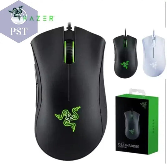 Razer Deathadder Essential Kabelgebundene Gaming Maus / Kabelgebundene Mäuse 6400 DPI 5 Unabhängige Tasten Für Laptop Gaming PC Computer Workstation PST PS Tradings PST PS Tradings PST PS Tradings
