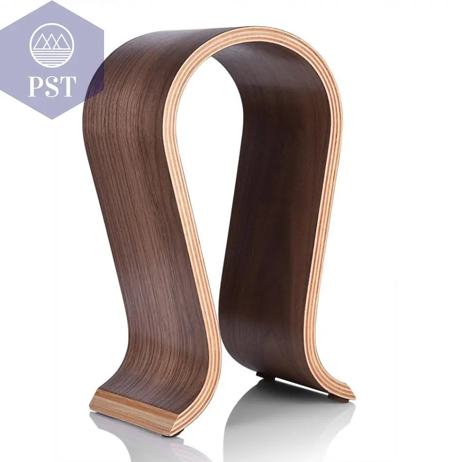 U-Shaped Wooden Headphones Stand PST PS Tradings