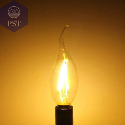 10pcs LED Bulb E14 4W/6W Dimmable Edison Retro Filament Candle Light AC220V C35 Warm/Cold White 360 Degree Energy Saving Lamp       PST PS Tradings