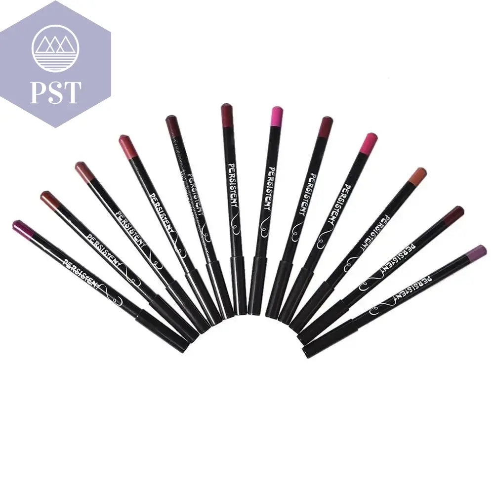 12 stc. professional Lip Liner Waterproof Wasserfest nude Lip Liner Set 12 Stück       PST PS Tradings