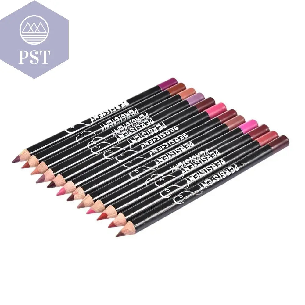 12 stc. professional Lip Liner Waterproof Wasserfest nude Lip Liner Set 12 Stück       PST PS Tradings