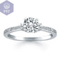 14k White Gold Diamond Accent Engagement Ring PST PS Tradings Ringe PST PS Tradings 7.5inches PST PS Tradings 14k White Gold Diamond Accent Engagement Ring Ringe
