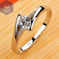 18K White Gold Zirconia Ring PST PS Tradings  PST PS Tradings 8-R036 PST PS Tradings 18K White Gold Zirconia Ring