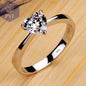 18K White Gold Zirconia Ring PST PS Tradings  PST PS Tradings 8-R358 PST PS Tradings 18K White Gold Zirconia Ring