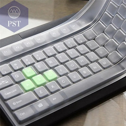 1pc Universal Waterproof Silicone Desktop Computer Keyboard Cover Clear Skin Protector Film Shell Dust-Proof Protective Film - PST PS Tradings