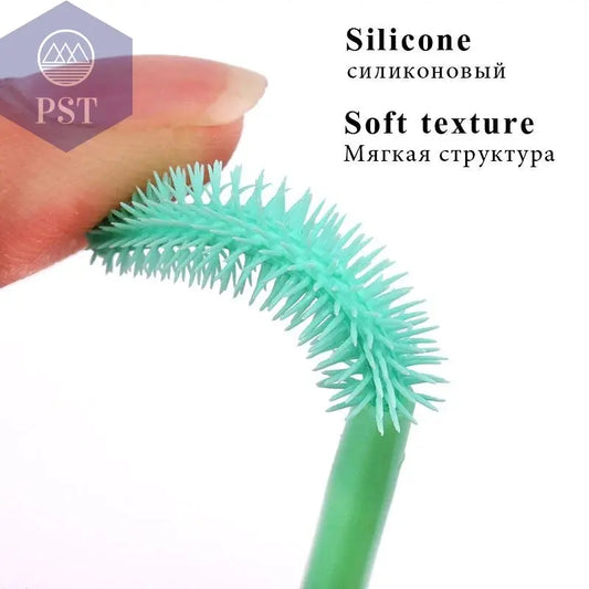 25/50pcs Disposable Eyelash Brush Eyelashes Extension Tools Silicone Gel Material Eyebrow Brushes Mascara Wands Applicator Women       PST PS Tradings