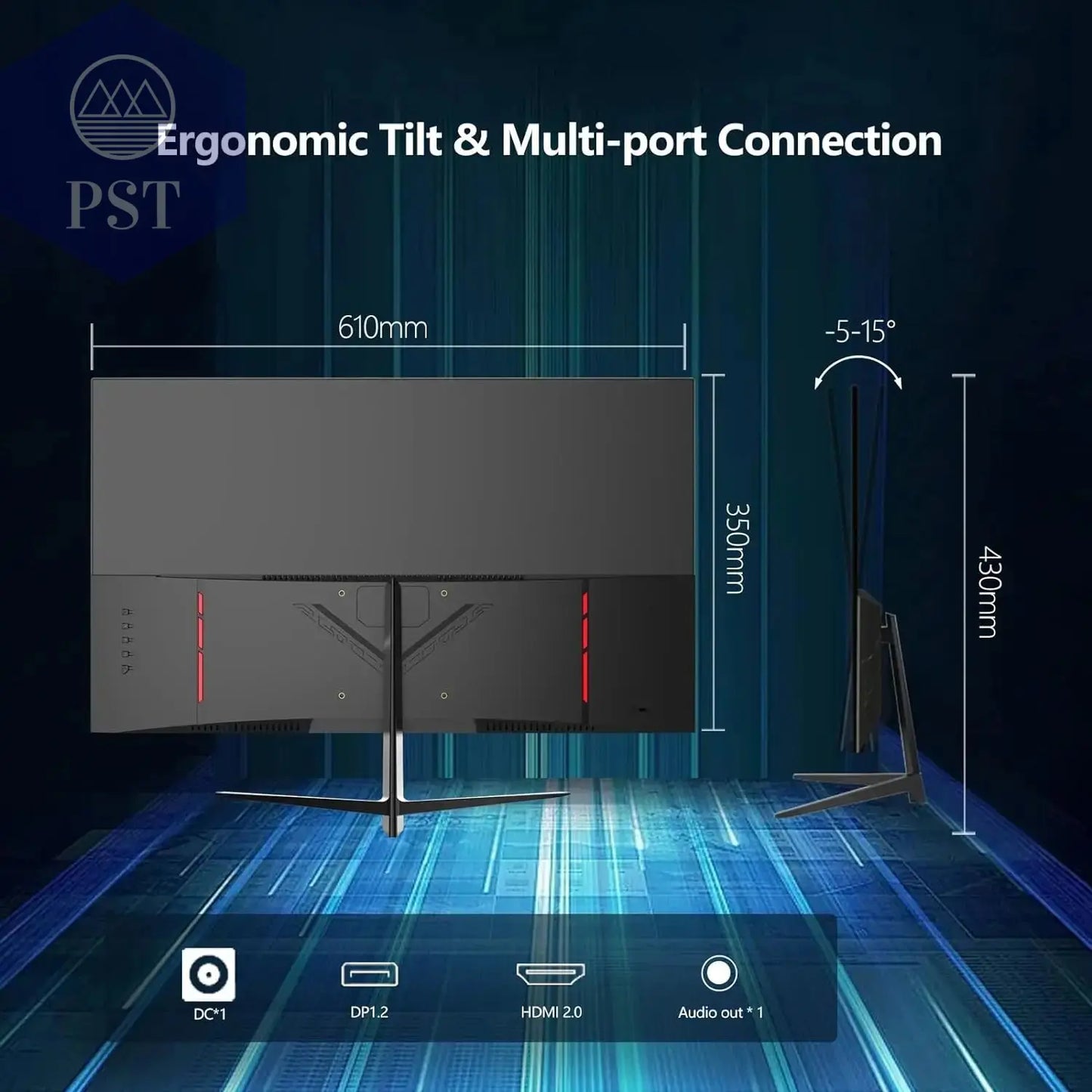 27 Zoll Gaming Monitor 2K Display 170Hz IPS 1ms HDR400 PST PS Tradings Monitor PST PS Tradings  PST PS Tradings