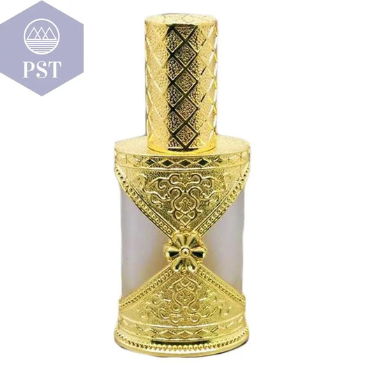 40ML Gold Antique Spray Parfume Dispenser Bottle Frosted Glass Empty Toner Bottle Refillable Container  Parfume Dispenser Bottle     PST PS Tradings