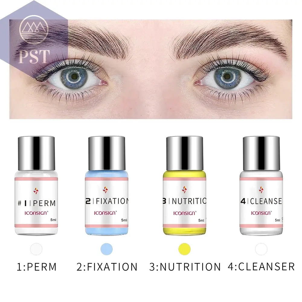 5 flaschen/Lot #1/2/3/4 Wimpern Lift Lotion Wimpern Dauerwelle Lösung Heben Wimpern Curl Lash Eye Make-Up-Tools Für Salon startseite DIY       PST PS Tradings