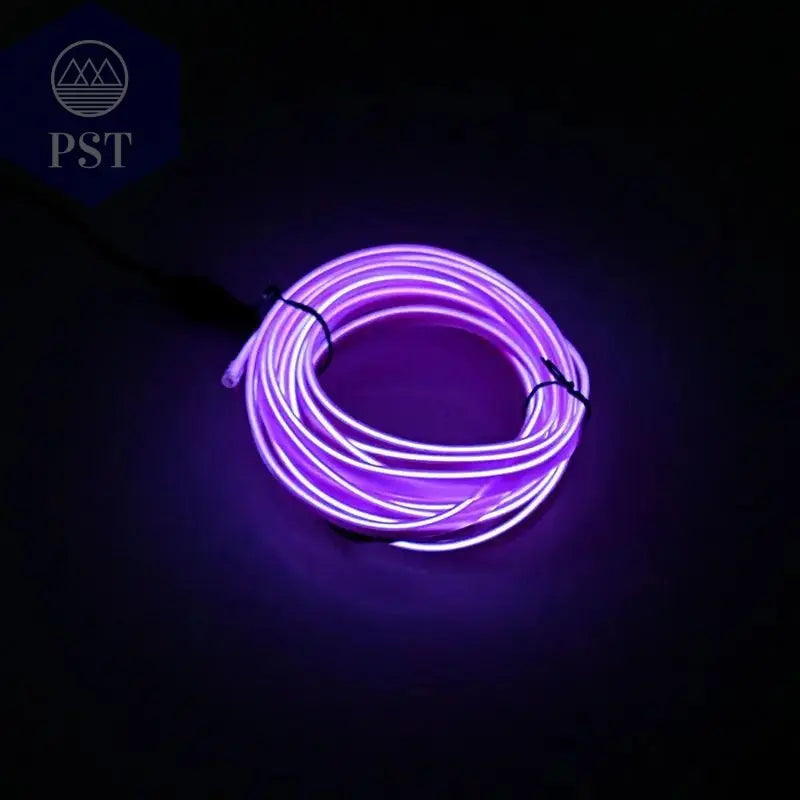 5m Car Interior Accessories Atmosphere Lamp EL Cold Light Line With USB DIY Decorative Dashboard Console Auto LED Ambient Lights - PST PS Tradings