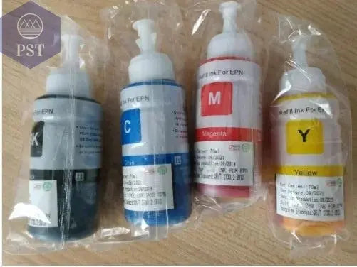 664 Refill dye ink For Epson L100 L110 L210 L120 L220 L310 L355 L362 L366 L365 L380 L486 L800 L805 L810 ET-2650 Printer 4 Colors - PST PS Tradings