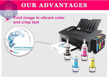 664 Refill dye ink For Epson L100 L110 L210 L120 L220 L310 L355 L362 L366 L365 L380 L486 L800 L805 L810 ET-2650 Printer 4 Colors - PST PS Tradings