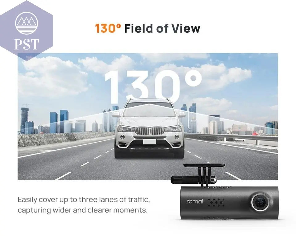 70mai Smart Dash Cam 3 M200 Voice Control 1080P 130FOV Wifi 70mai Car DVR Car Recorder Auto Recorder Wifi Parking Monitori - PST PS Tradings