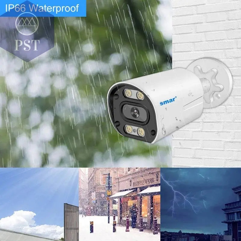 8MP Security Camera System 4K POE NVR Video Surveillance Kit  5MP 4MP Audio Ai Face Detect Color Night Vision IP CCTV Camera Set - Property & Safety Tradings