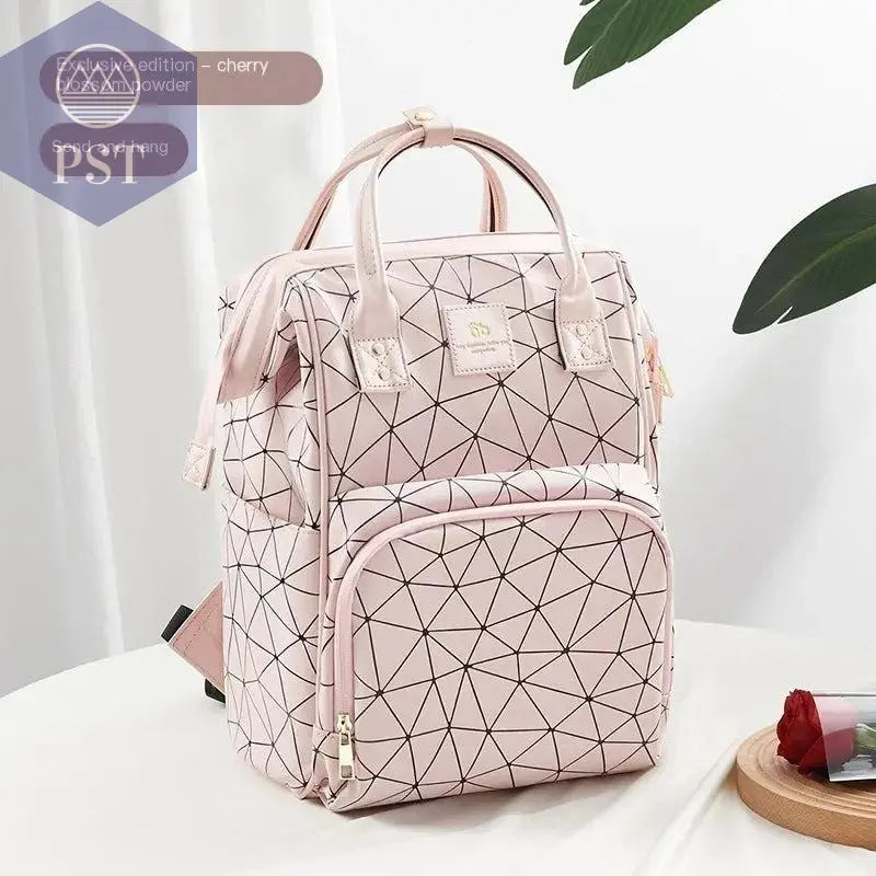 AIBEDILA Mommy Bag Waterproof USB Large-capacity Baby Backpack Female Mommy Outting Bag Mummy Bag Baby Bags for Mom Diaper Nappy - PST PS Tradings
