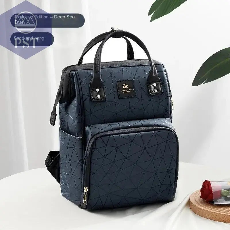 AIBEDILA Mommy Bag Waterproof USB Large-capacity Baby Backpack Female Mommy Outting Bag Mummy Bag Baby Bags for Mom Diaper Nappy - PST PS Tradings