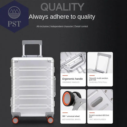 Aluminium-Magnesium Reisekoffer 20/24/29 Zoll PST PS Tradings  PST PS Tradings  PST PS Tradings Aluminium-Magnesium Reisekoffer 20/24/29 Zoll