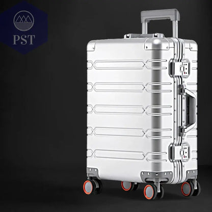 Aluminium-Magnesium Reisekoffer 20/24/29 Zoll PST PS Tradings  PST PS Tradings Silver-29 PST PS Tradings Aluminium-Magnesium Reisekoffer 20/24/29 Zoll