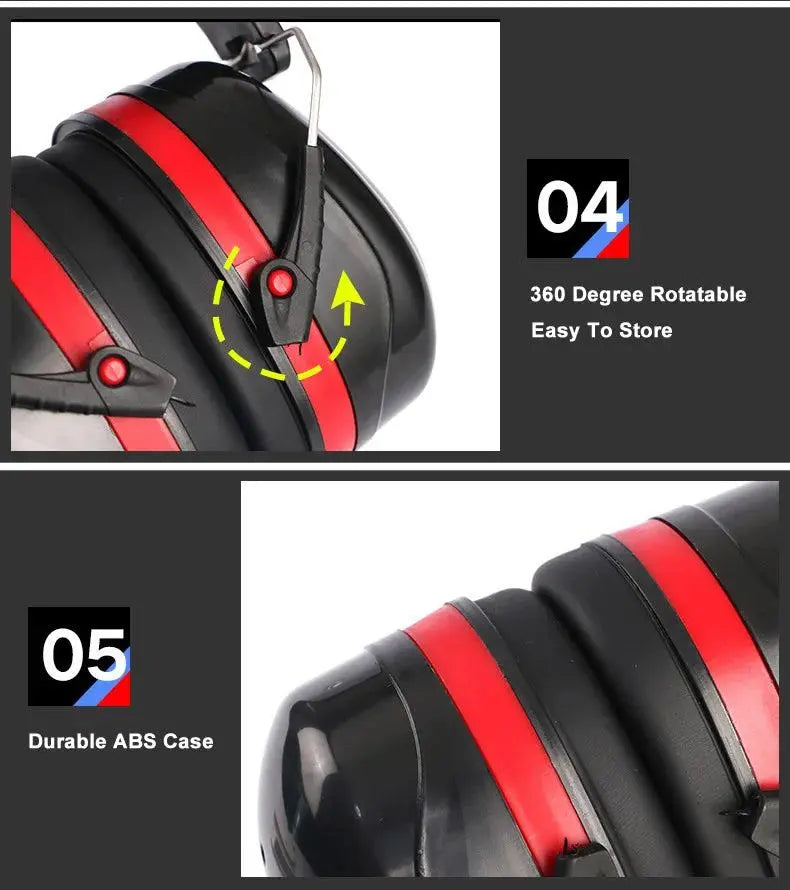 Anti-Noise Head Earmuffs Foldable Ear Protector SNR-35dB For Kids/Adults Study Sleeping Work Shooting Hearing Safe Protection - PST PS Tradings