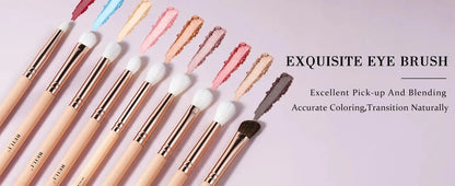 BEILI Pink Makeup Brushes High Quality Powder Foundation Blush Eyeshadow Make Up Brush Set  Natural Hair косметика - PST PS Tradings