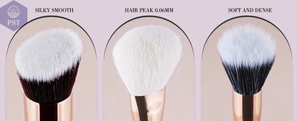 BEILI Pink Makeup Brushes High Quality Powder Foundation Blush Eyeshadow Make Up Brush Set  Natural Hair косметика - PST PS Tradings