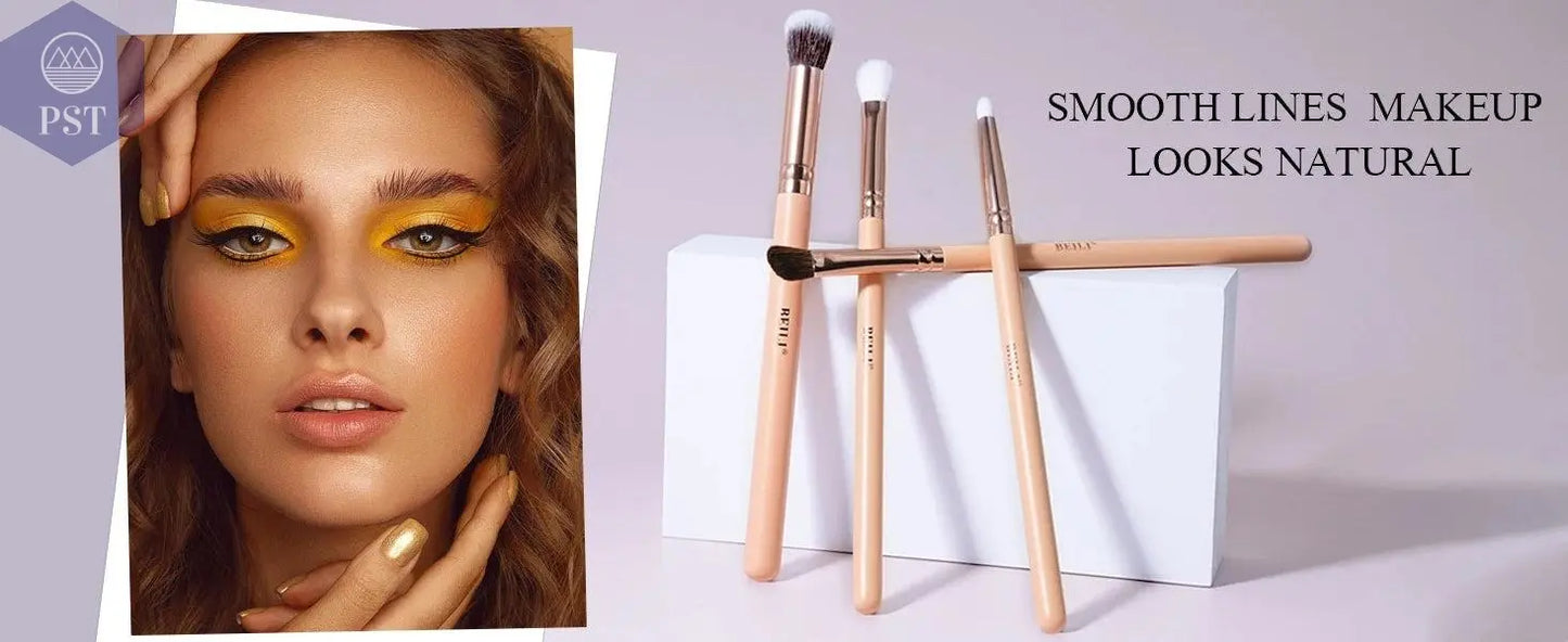 BEILI Pink Makeup Brushes High Quality Powder Foundation Blush Eyeshadow Make Up Brush Set  Natural Hair косметика - PST PS Tradings