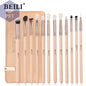 BEILI Pink Makeup Brushes High Quality Powder Foundation Blush Eyeshadow Make Up Brush Set  Natural Hair косметика - PST PS Tradings