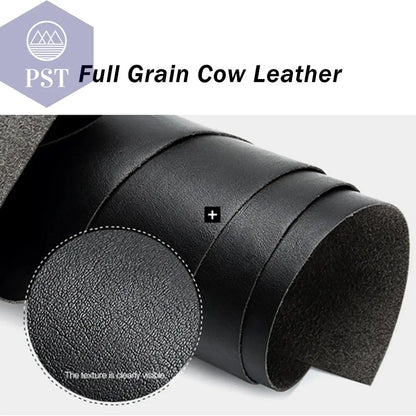 BISON DENIM Men Wallets Black Genuine Leather Purse For Men Business Card Holder Men's Wallet Mini N4429 - PST PS Tradings