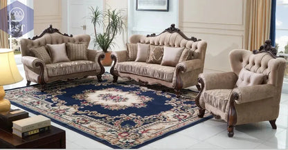 Bequemes Dunkelgraues Samtsofa Wohnzimmerset PST PS Tradings  PST PS Tradings  PST PS Tradings