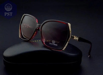 Blanche Michelle High Quality Oversized Polarized Sunglasses Women UV400 oculos de sol Gradient Driving Sun Glasses With Box       PST PS Tradings