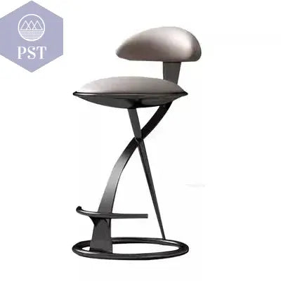 Designer Licht Luxus Bar Stühle Italienischen Hohe Hocker Hause Edelstahl Café Küche Rückenlehne Bar Stuhl Kreative Bar Möbel       PST PS Tradings