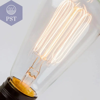 Edison Bulb E27 220V 40W ST64 A19 T45 G80 G95 G125 Incandescent Filament Bulb Lighting Retro Edison Light Bulb       PST PS Tradings