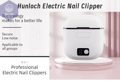 Electric Nail Clipper 3Speed Levels Automatic Nail Clipper Nail Clip Storage and LCD Light USB for Adults Seniors Babies Kids - PST PS Tradings
