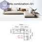 Elegantes Nordisches Ecksofa für Ihr Zuhause - PS Tradings Ecksofa 373cm-sofa-G1 PS Tradings