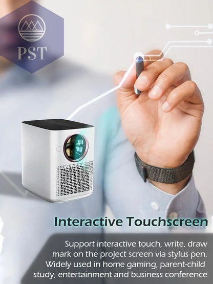 FMUSER Y3 250ANSI 1920x1080 Interactive Android 9.0 Full HD 1080p LED Projector; Dust Proof Portable WIFI Video Projetor Beamer  Beamer     PST PS Tradings