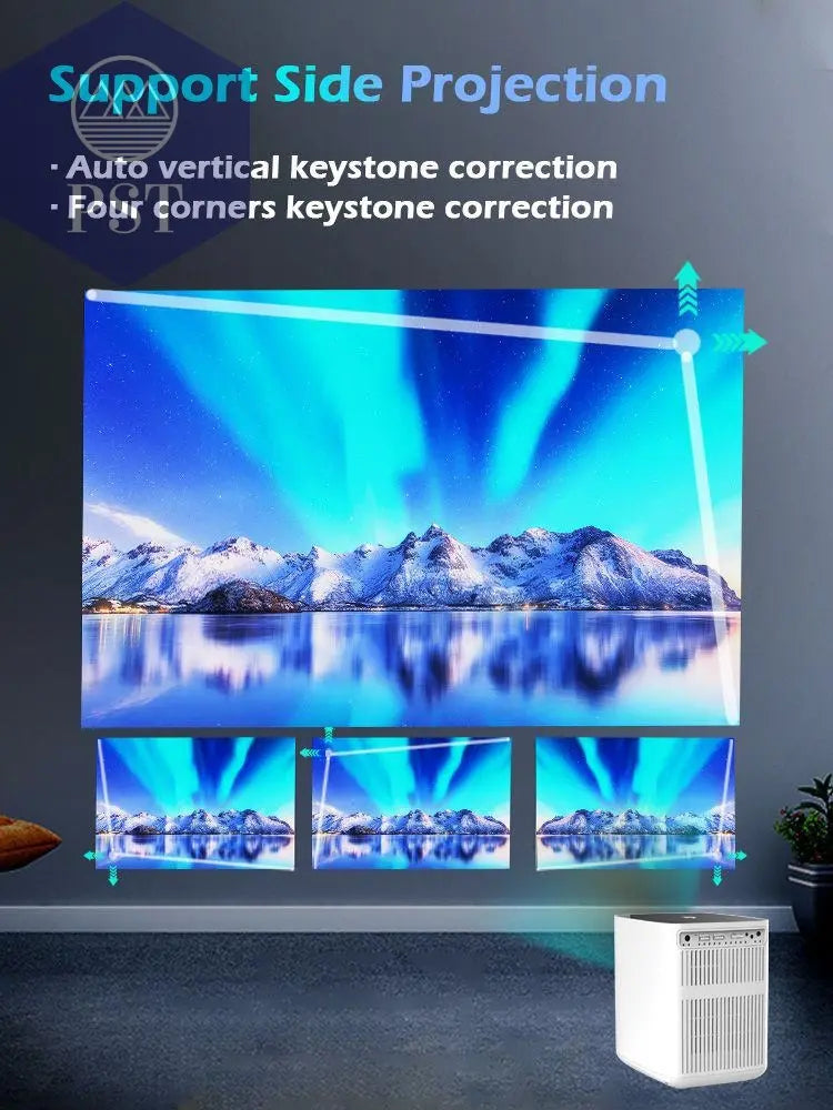 FMUSER Y3 250ANSI 1920x1080 Interactive Android 9.0 Full HD 1080p LED Projector; Dust Proof Portable WIFI Video Projetor Beamer  Beamer     PST PS Tradings