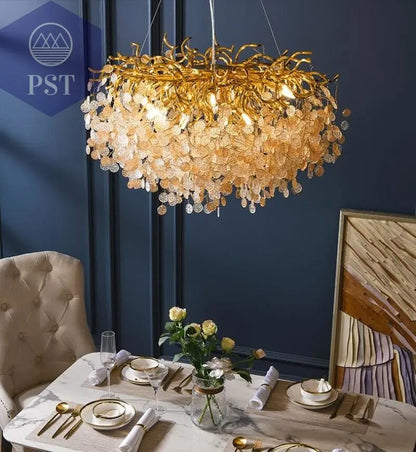 French Crystals Pendant Lamp       PST PS Tradings