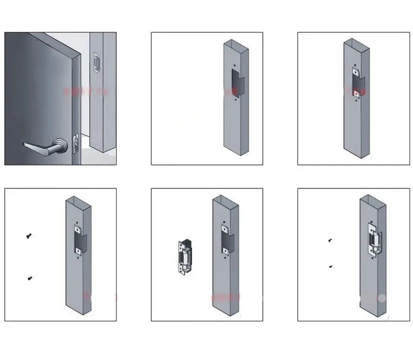 Edelstahl DC12V elektrische Schlags chloss einschalten, um ausfalls icher für die Zugangs kontrolle zu entsperren       PST PS Tradings