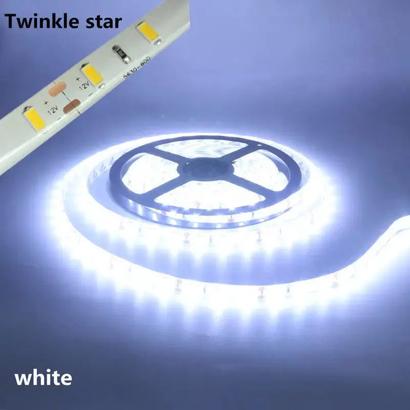 Led Strip Light 5630 5730 Waterproof IP65 12V 5M Warm 3000K 6500K Cold White Nature White 4000K Red Green Blue Flexible Tape       PST PS Tradings