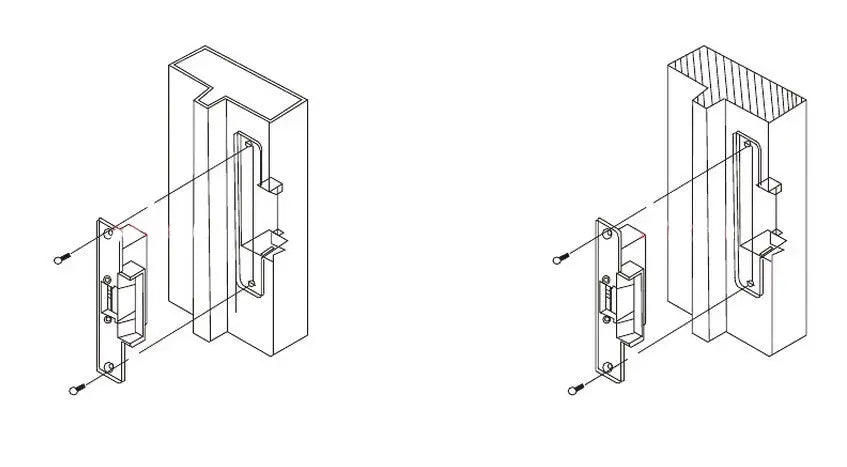 Edelstahl DC12V elektrische Schlags chloss einschalten, um ausfalls icher für die Zugangs kontrolle zu entsperren       PST PS Tradings