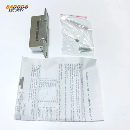 Edelstahl DC12V elektrische Schlags chloss einschalten, um ausfalls icher für die Zugangs kontrolle zu entsperren       PST PS Tradings
